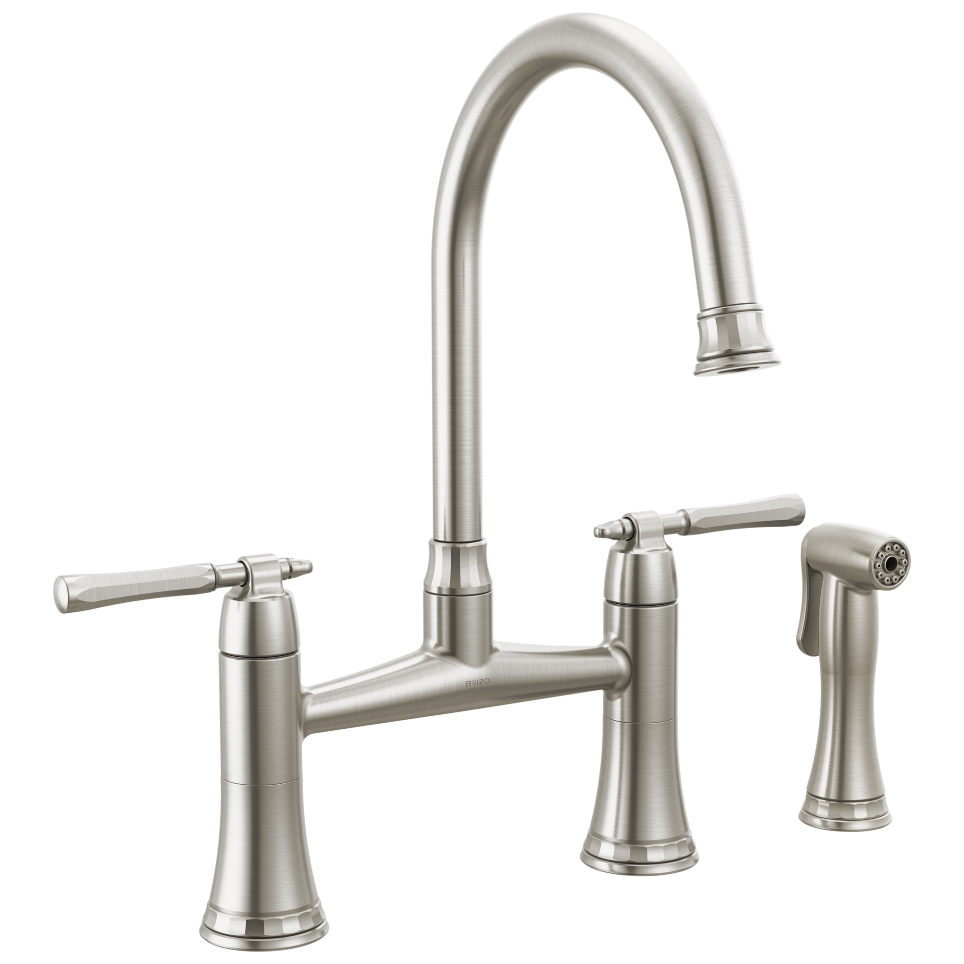 Brizo The Tulham Kitchen Collection by Brizo: Bridge Kitchen Faucet with Side Spray