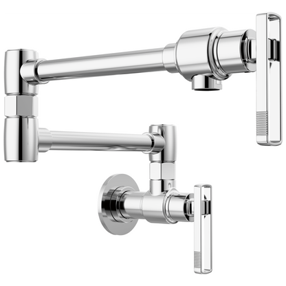Brizo Kintsu: Wall Mount Pot Filler with Knob Handle 