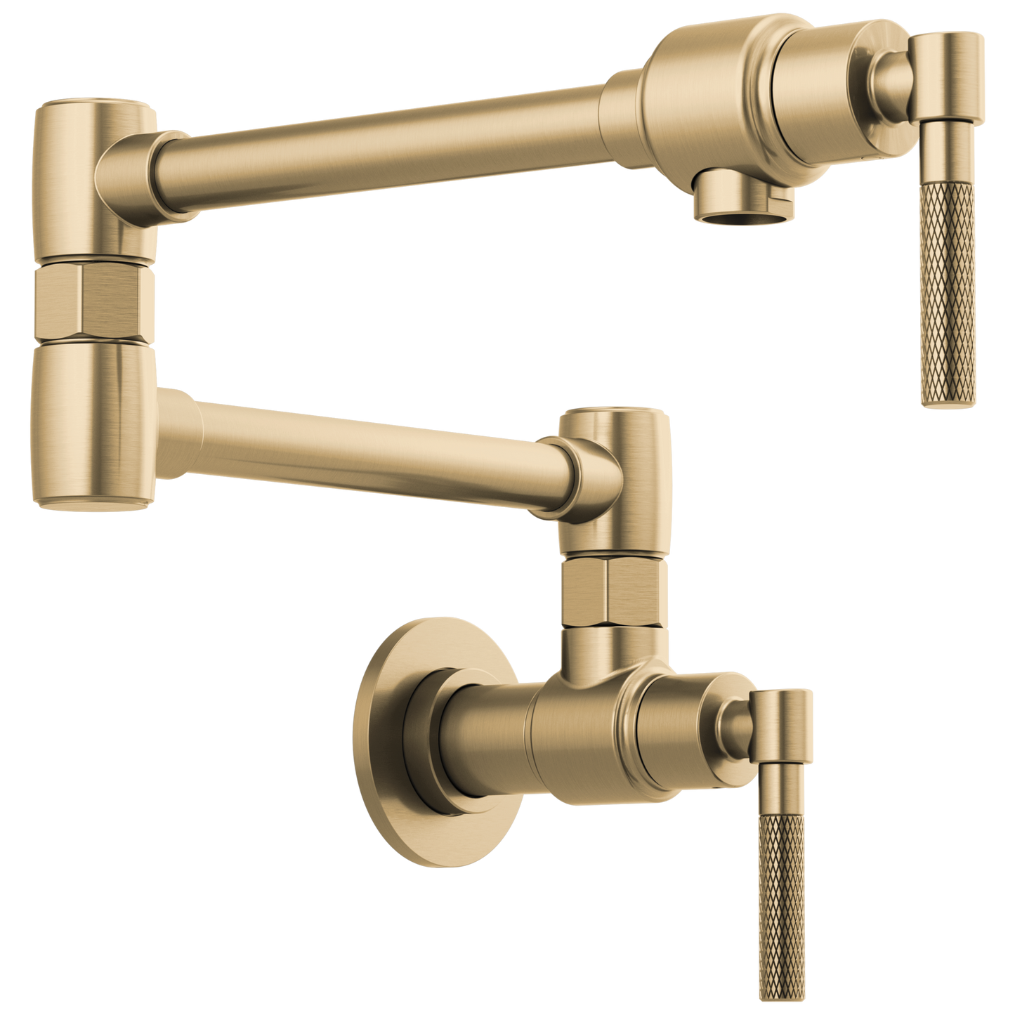 Brizo Brizo Litze: Litze Wall Mount Pot Filler with Knurled Handle