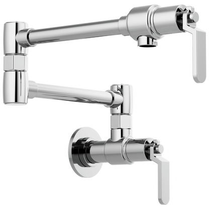 Brizo Brizo Litze: Litze Wall Mount Pot Filler with Industrial Handle