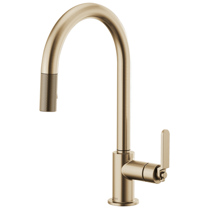 Brizo Brizo Litze: Pull-Down Faucet with Arc Spout and Industrial Handle