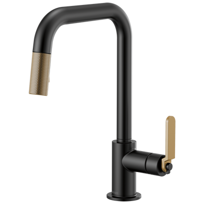Brizo Brizo Litze: Pull-Down Faucet with Square Spout and Industrial Handle