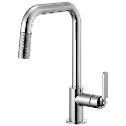 Brizo Brizo Litze: Pull-Down Faucet with Square Spout and Industrial Handle