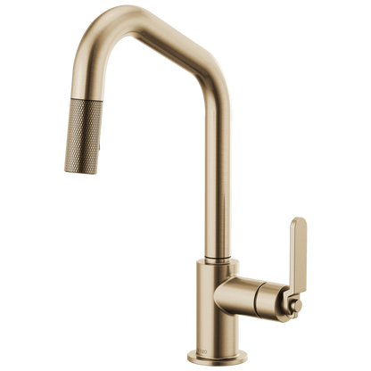 Brizo Brizo Litze: Pull-Down Faucet with Angled Spout and Industrial Handle