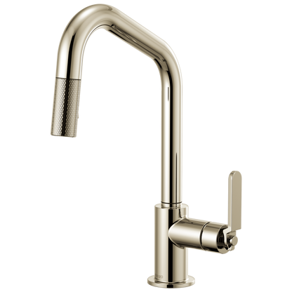 Brizo Brizo Litze: Pull-Down Faucet with Angled Spout and Industrial Handle