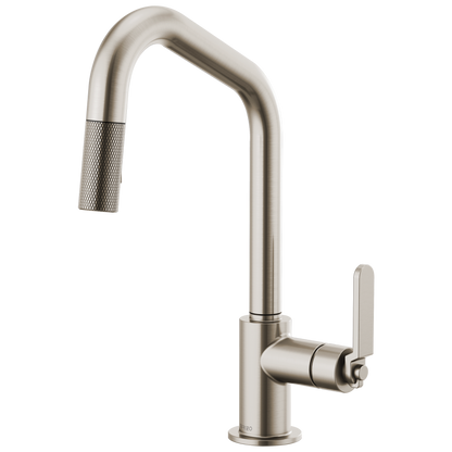 Brizo Brizo Litze: Pull-Down Faucet with Angled Spout and Industrial Handle