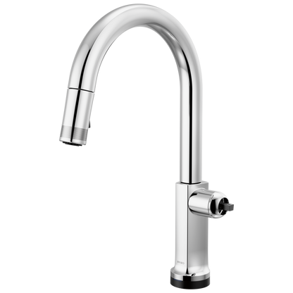 Brizo Kintsu: SmartTouch Pull-Down Faucet with Arc Spout - Less Handle