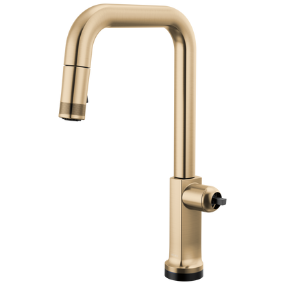 Brizo Kintsu: SmartTouch Pull-Down Faucet with Square Spout - Less Handle