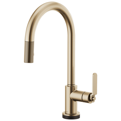 Brizo Brizo Litze: SmartTouch Pull-Down Faucet with Arc Spout and Industrial Handle