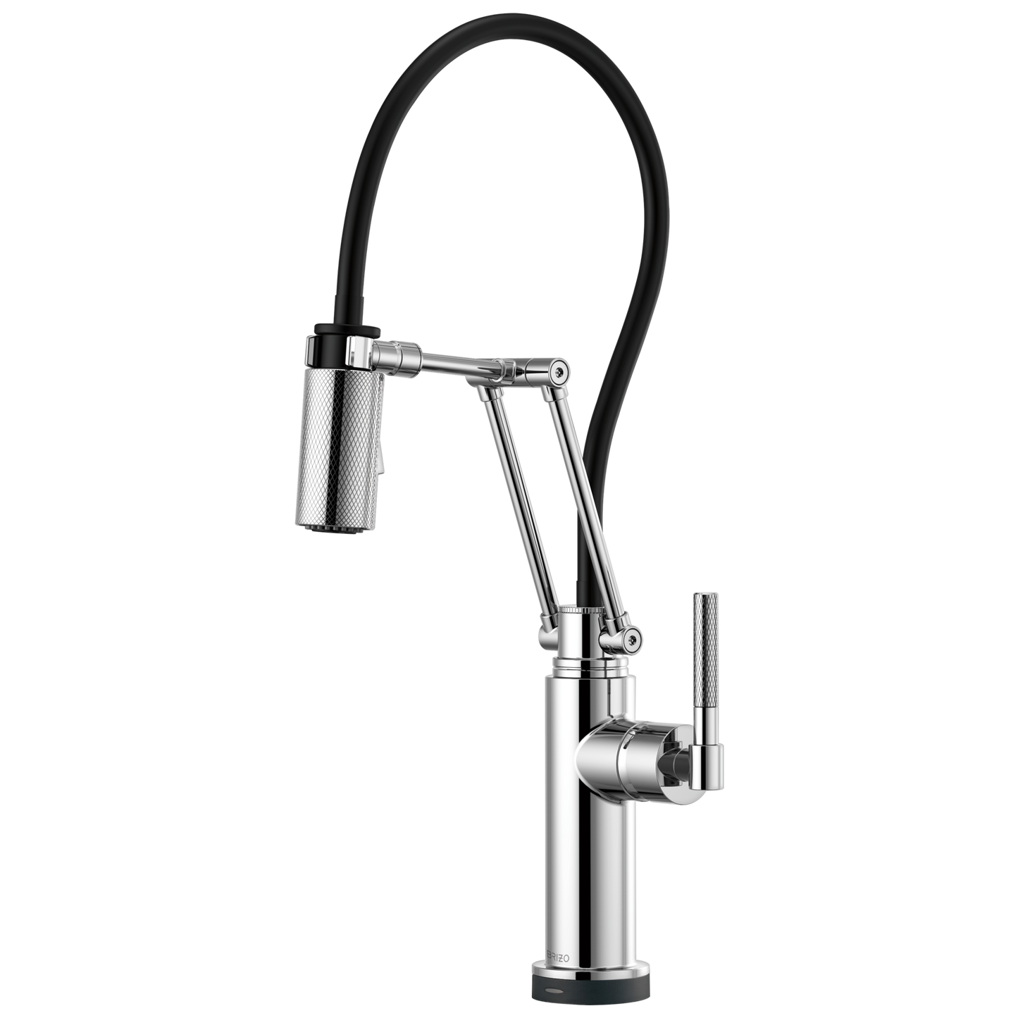 Brizo Litze: SmartTouch Articulating Kitchen Faucet with Knurled Handle