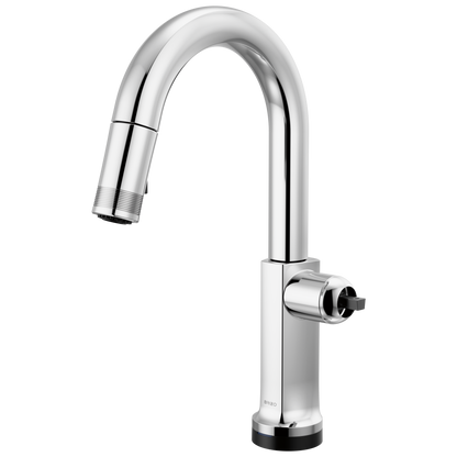 Brizo Kintsu: SmartTouch Pull-Down Prep Faucet with Arc Spout - Less Handle