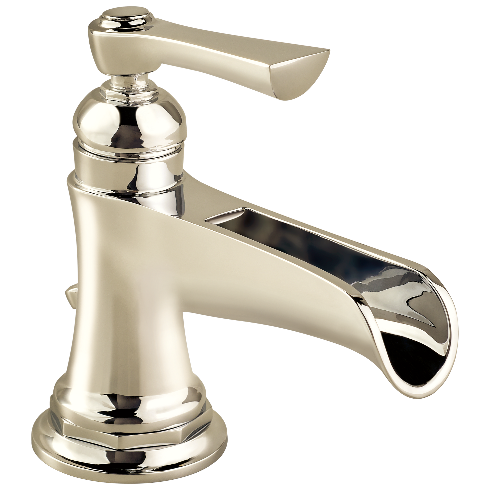 Brizo Rook: Single-Handle Lavatory Faucet with Channel Spout 1.2 GPM