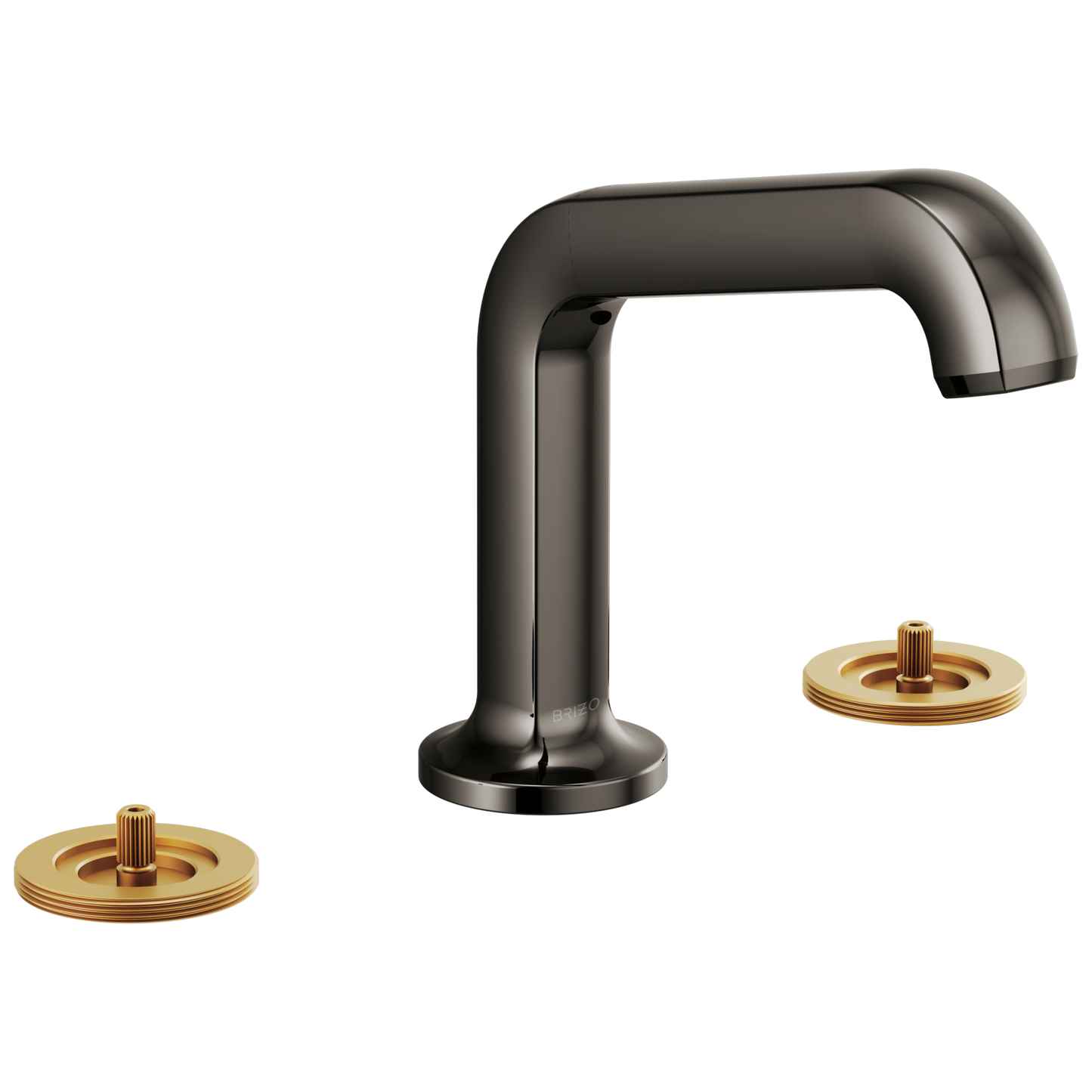 Brizo Kintsu: Widespread Lavatory Faucet with Angled Spout - Less Handles 1.5 GPM