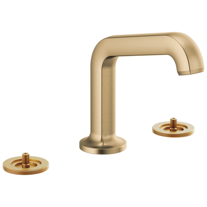 Brizo Kintsu: Widespread Lavatory Faucet with Arc Spout - Less Handles 1.2 GPM