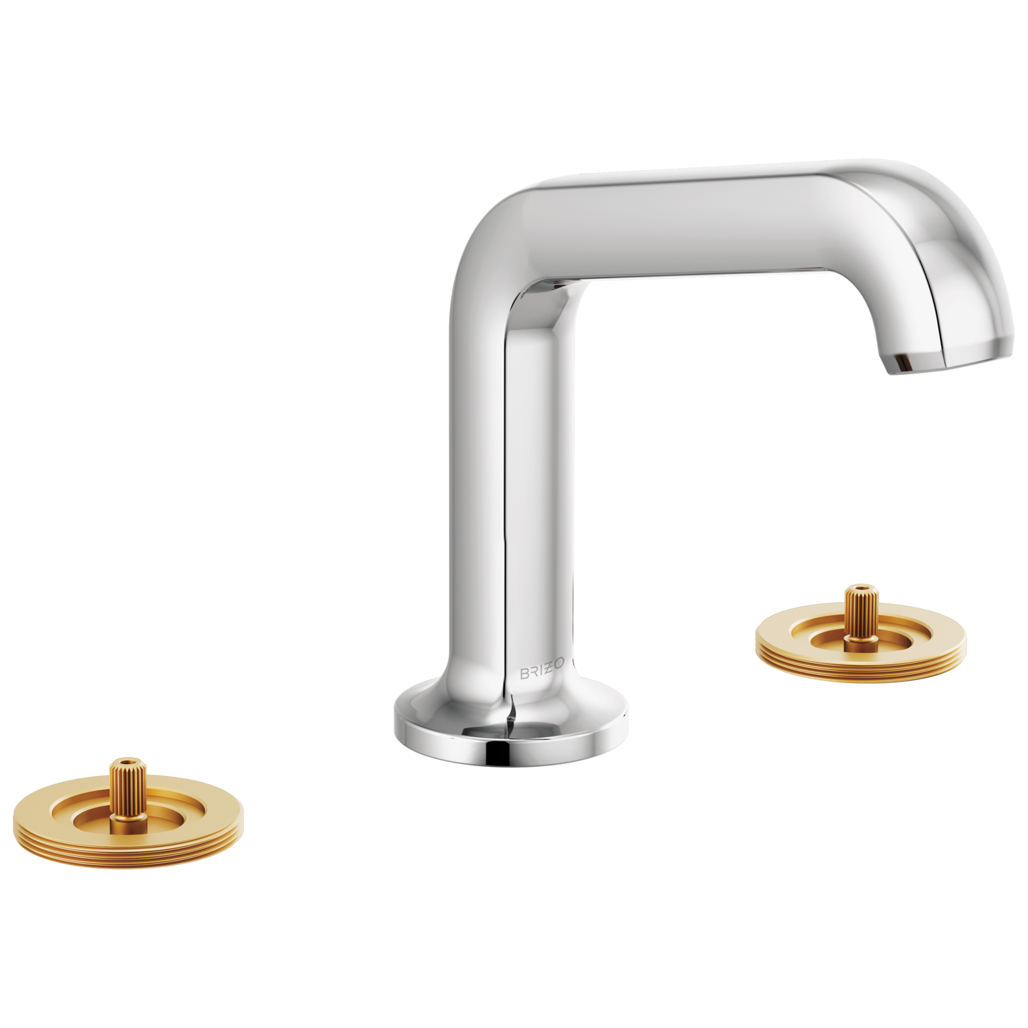 Brizo Kintsu: Widespread Lavatory Faucet with Arc Spout - Less Handles 1.2 GPM