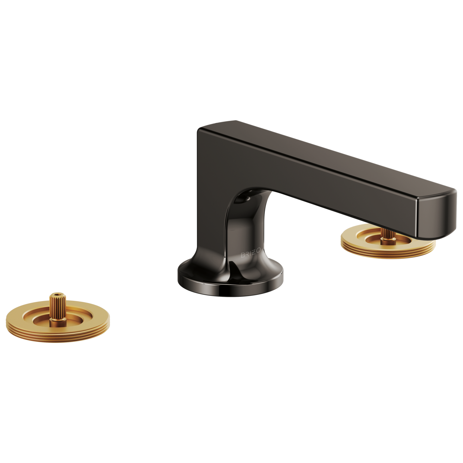 Brizo Kintsu: Widespread Lavatory Faucet with Low Spout - Less Handles 1.5 GPM
