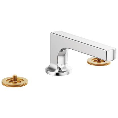Brizo Kintsu: Widespread Lavatory Faucet with Low Spout - Less Handles 1.2 GPM