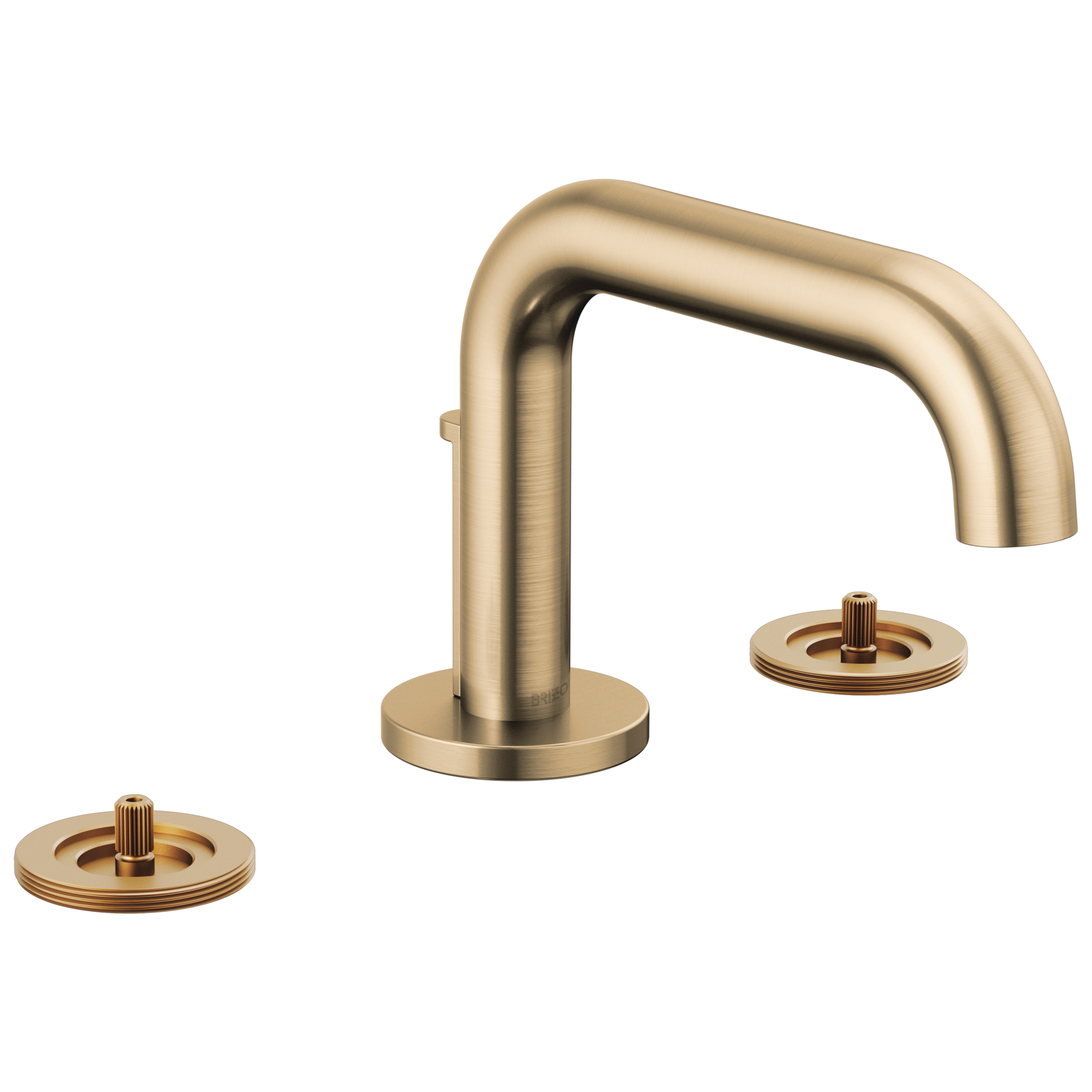 Brizo Litze: Widespread Lavatory Faucet with Low Spout - Less Handles 1.2 GPM