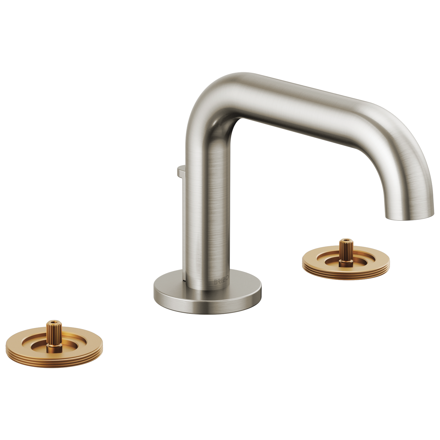 Brizo Litze: Widespread Lavatory Faucet with Low Spout - Less Handles 1.2 GPM