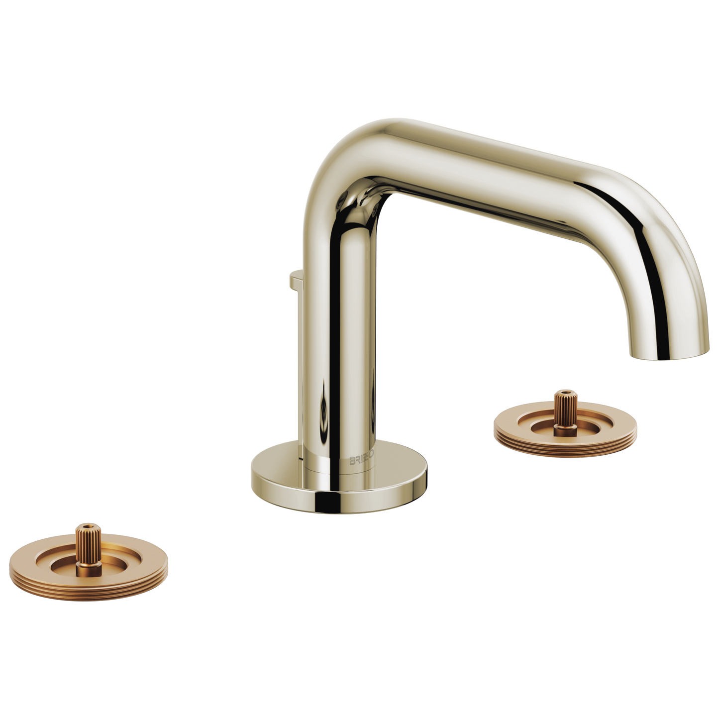 Brizo Litze: Widespread Lavatory Faucet with Low Spout - Less Handles 1.5 GPM