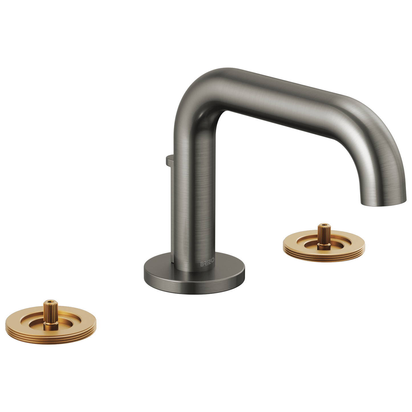 Brizo Litze: Widespread Lavatory Faucet with Low Spout - Less Handles 1.2 GPM
