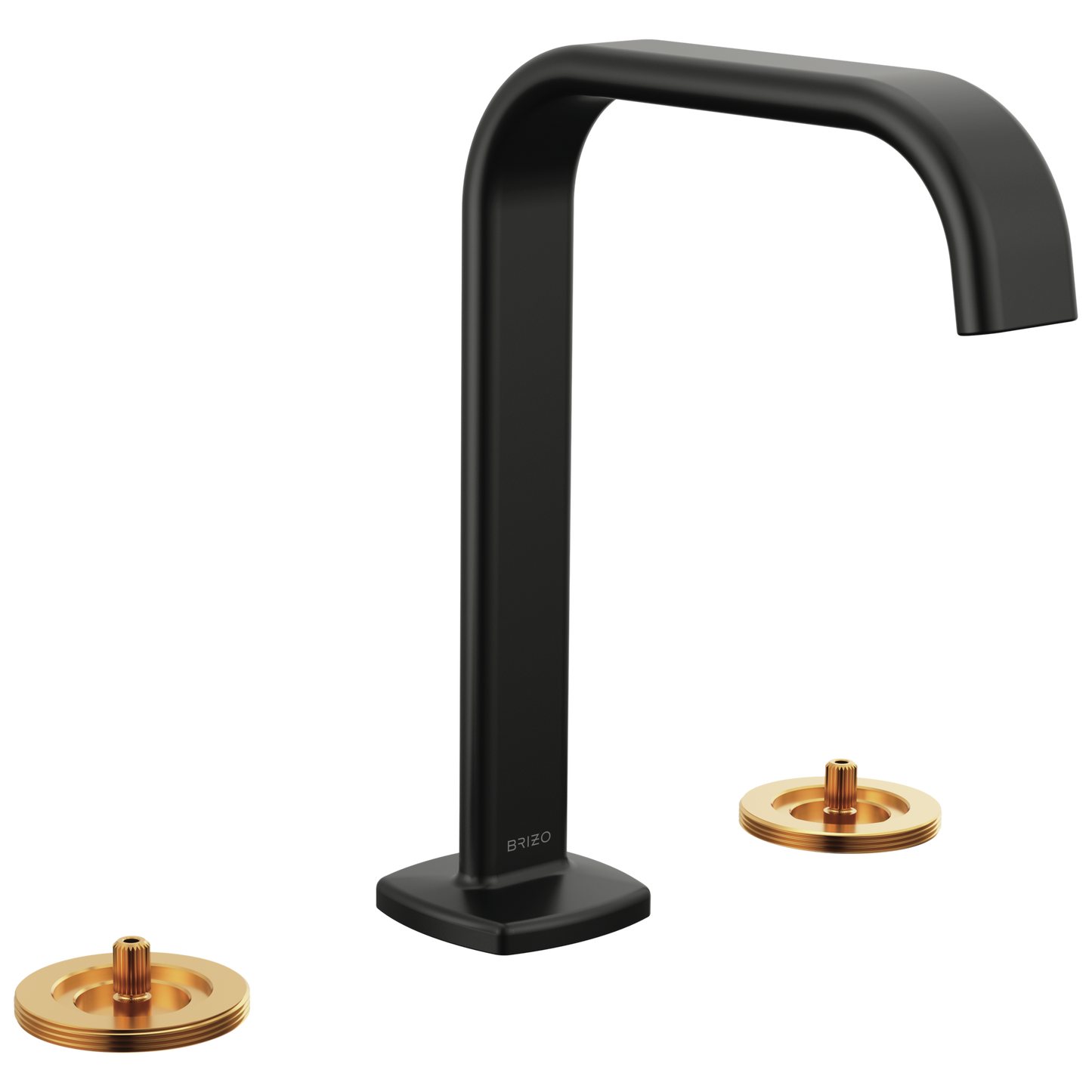 Brizo Allaria: Widespread Lavatory Faucet with Square Spout - Less Handles
