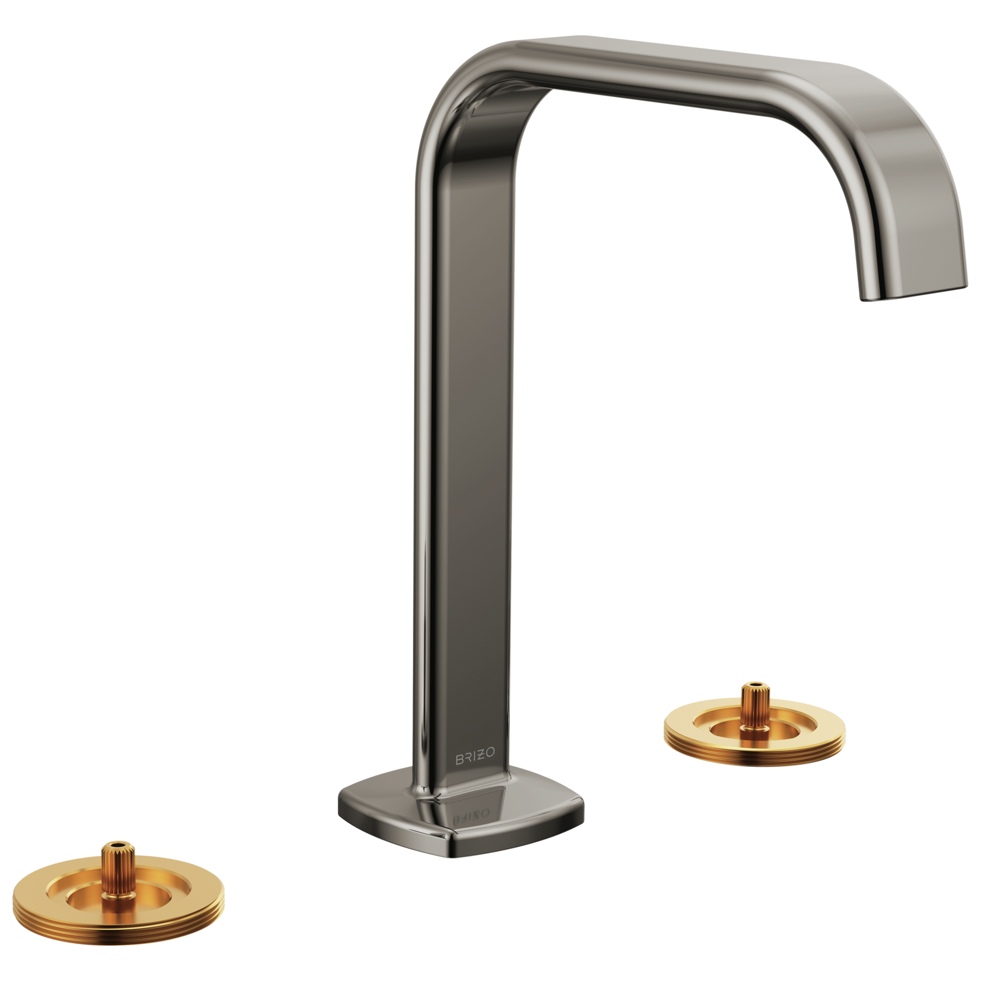 Brizo Allaria: Widespread Lavatory Faucet with Square Spout - Less Handles