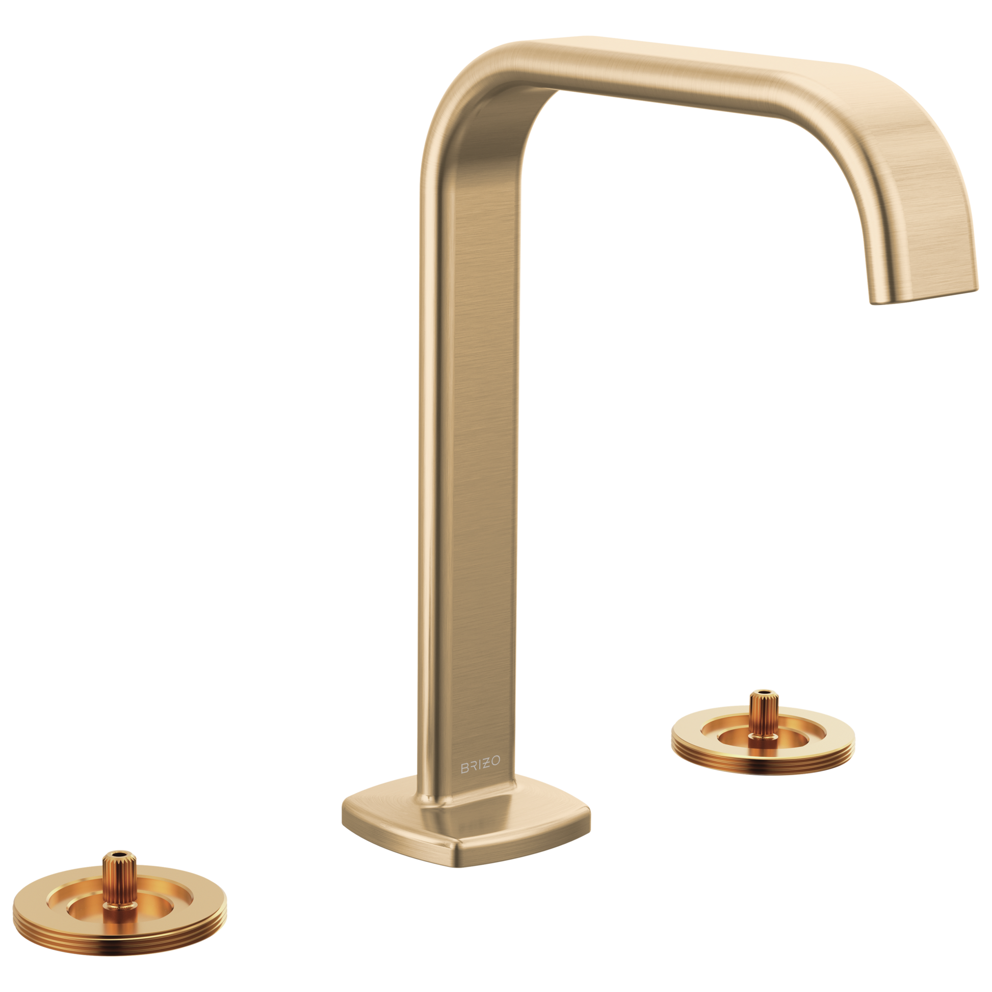 Brizo Allaria: Widespread Lavatory Faucet with Square Spout - Less Handles
