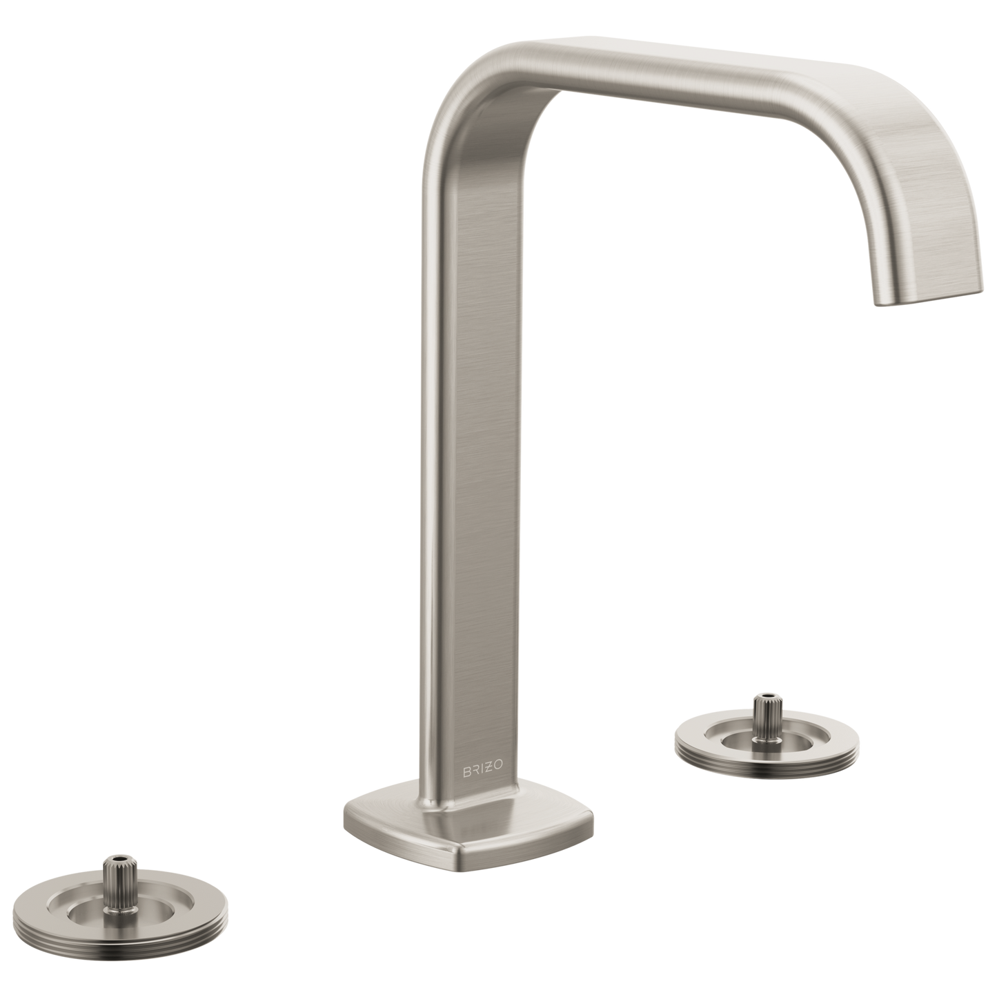 Brizo Allaria: Widespread Lavatory Faucet with Square Spout - Less Handles