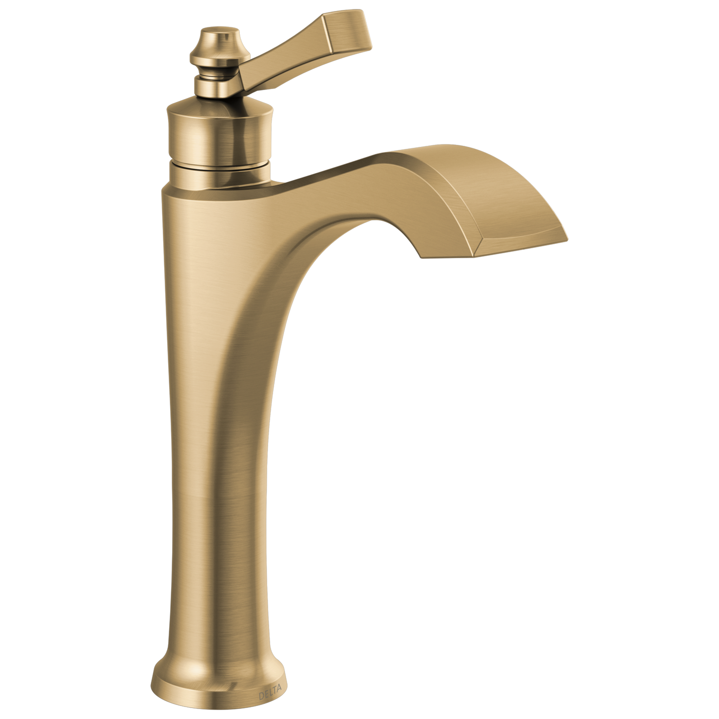 Delta Dorval: Single Handle Mid-Height Vessel Bathroom Faucet