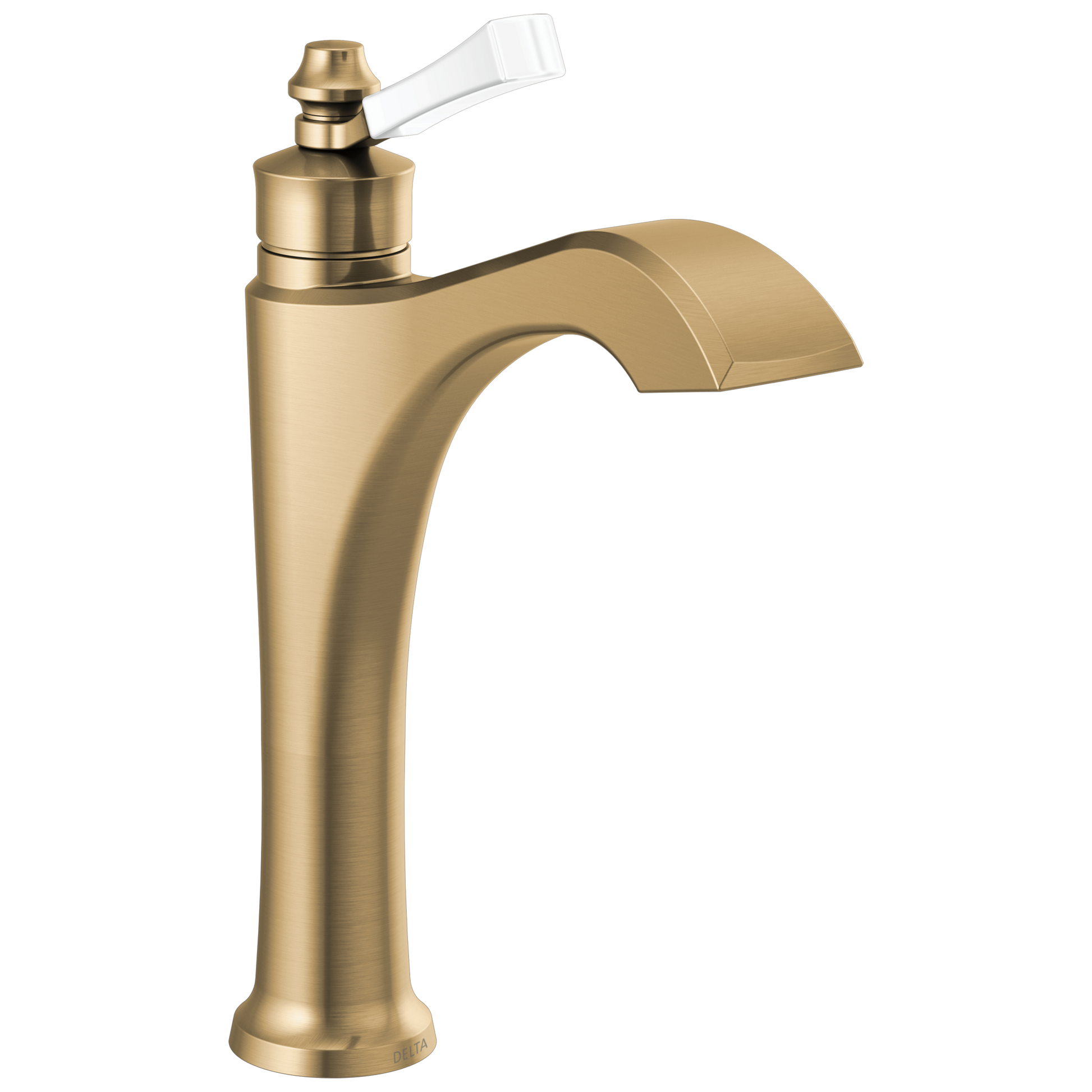Delta Dorval: Single Handle Mid-Height Vessel Bathroom Faucet