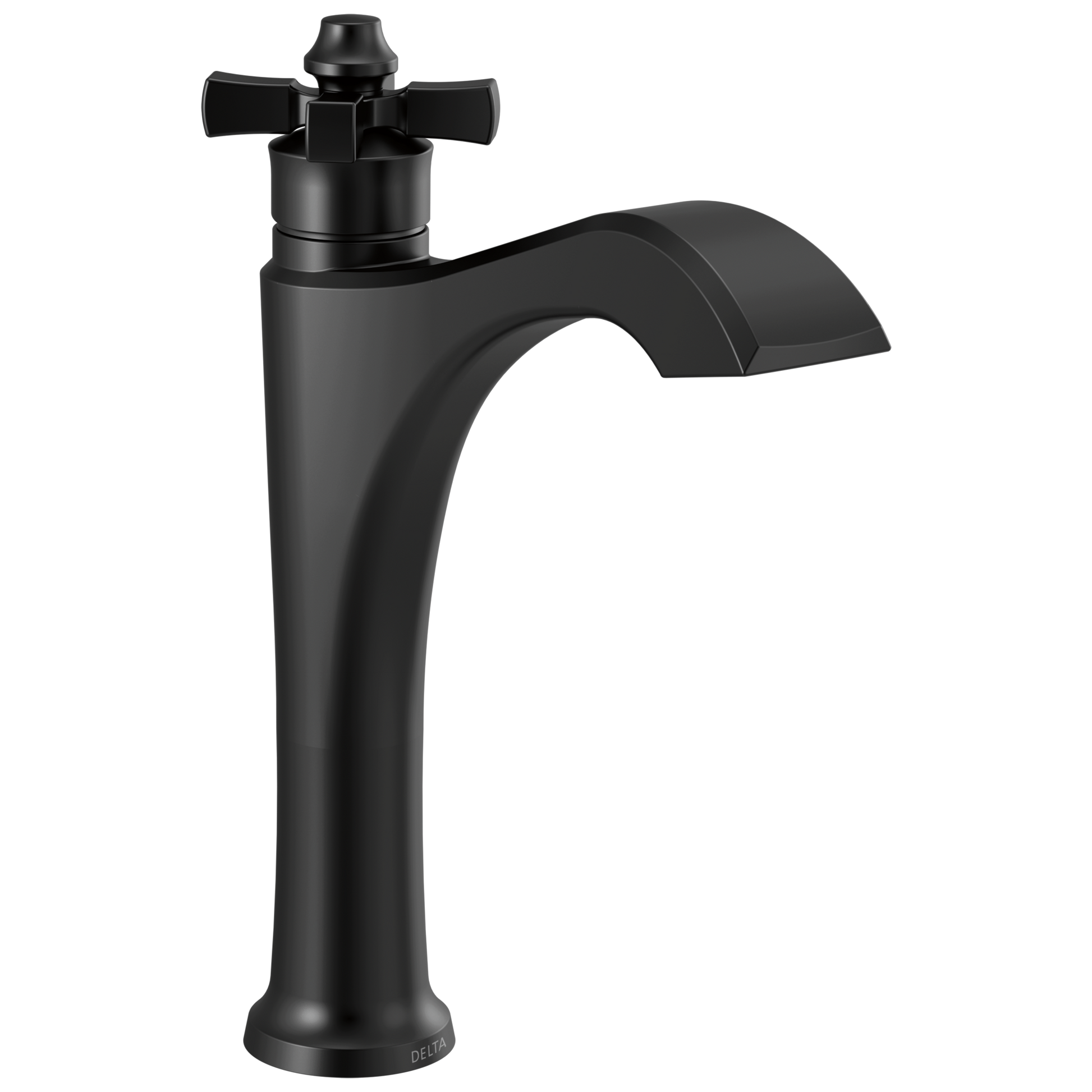 Delta Dorval: Single Handle Mid-Height Vessel Bathroom Faucet