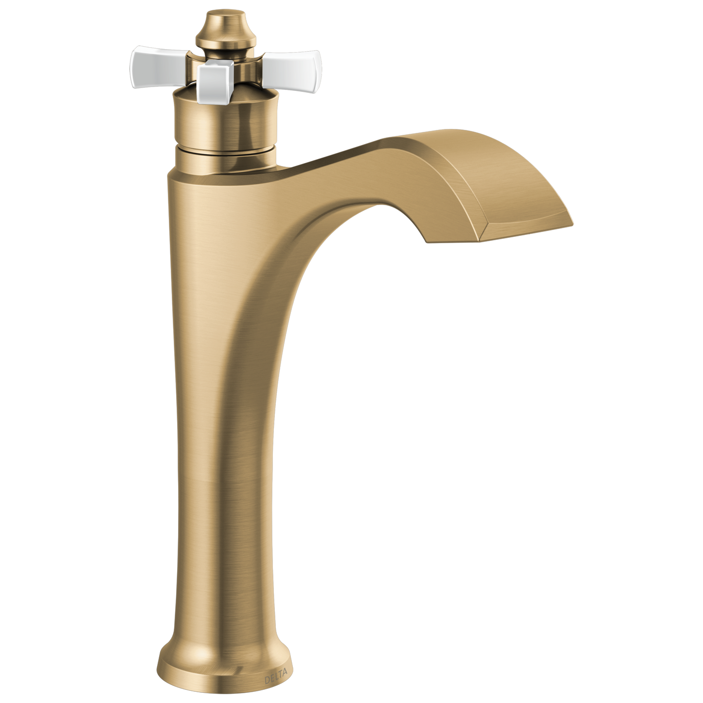 Delta Dorval: Single Handle Mid-Height Vessel Bathroom Faucet