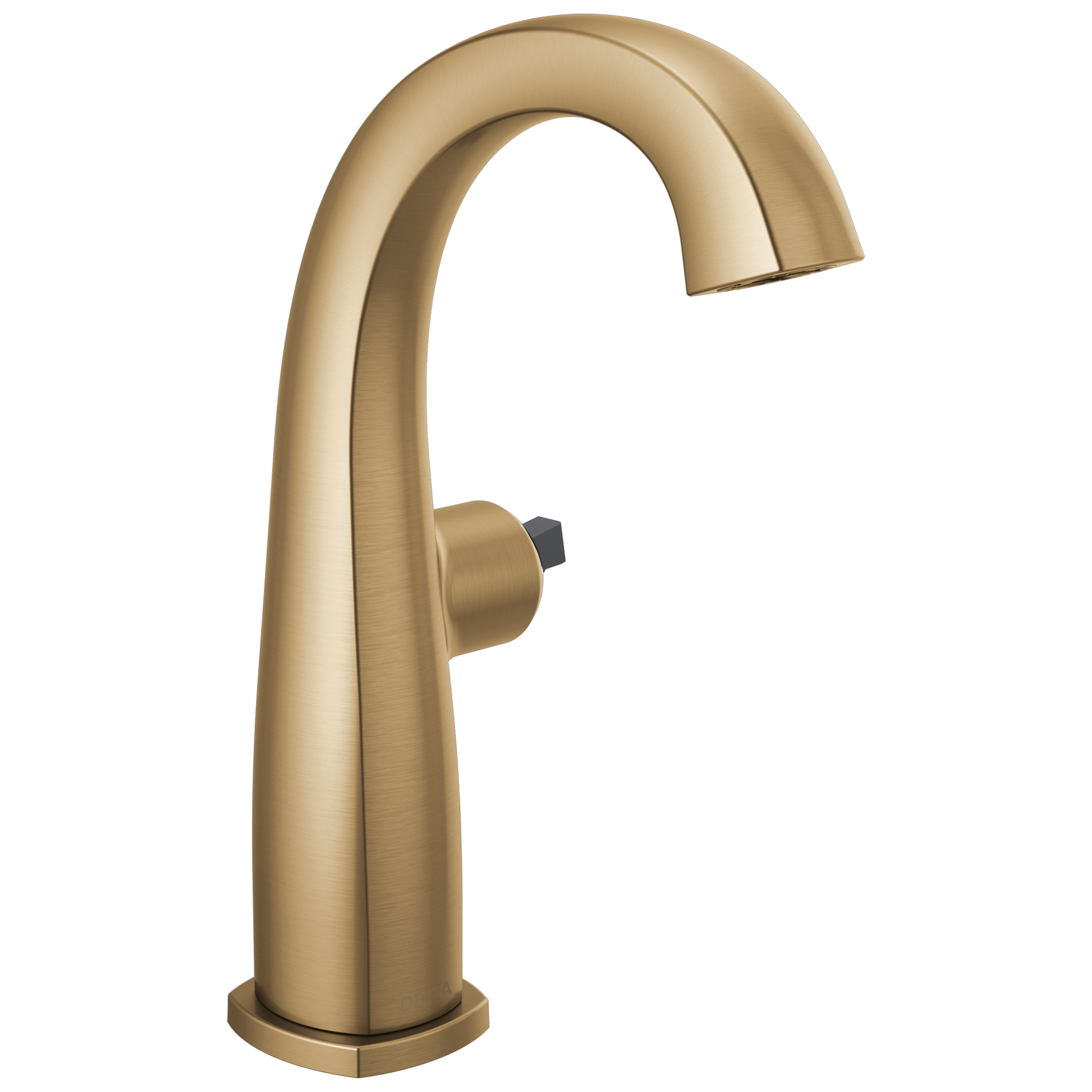 Delta Stryke: Single Handle Mid-Height Bathroom Faucet - Less Handle