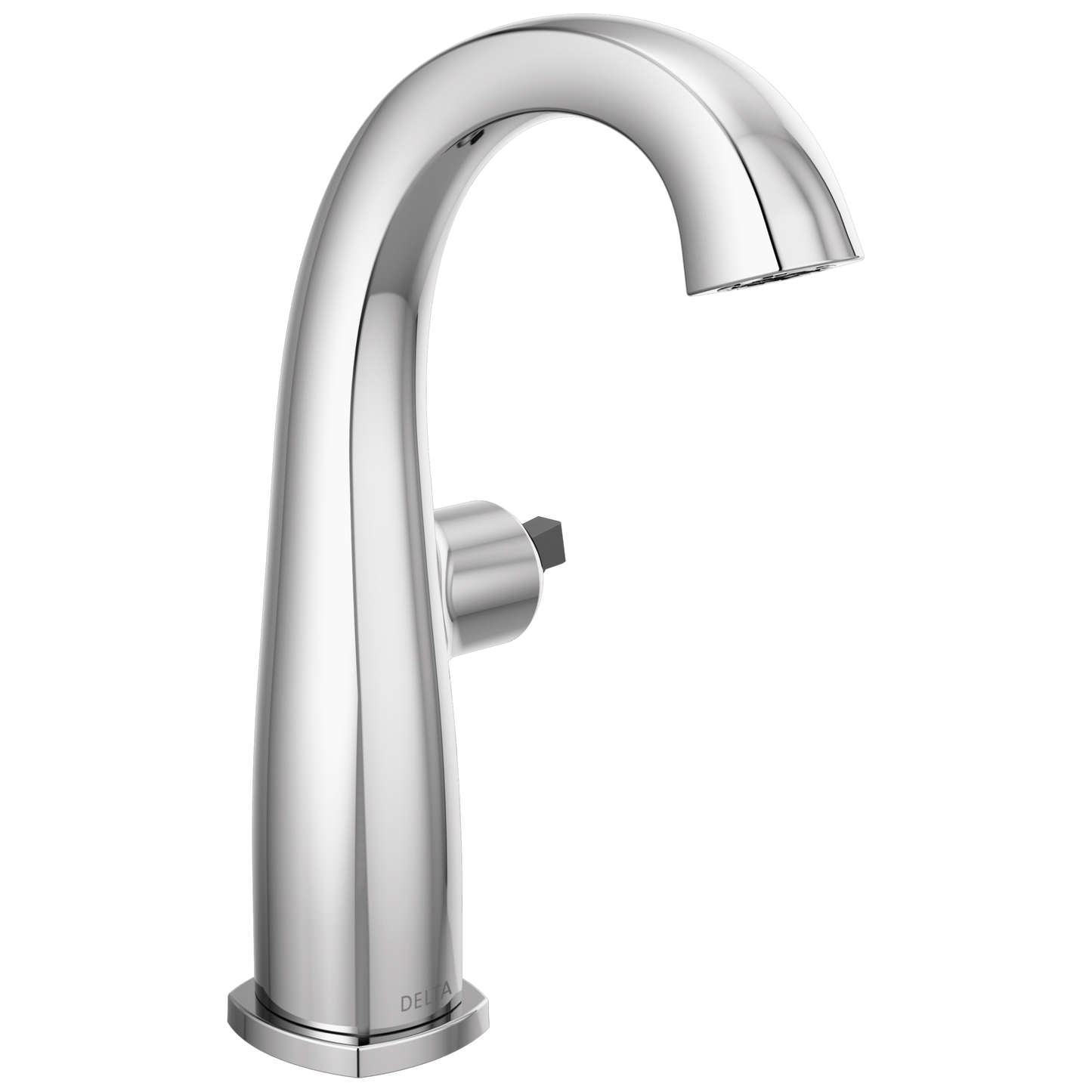 Delta Stryke: Single Handle Mid-Height Bathroom Faucet - Less Handle