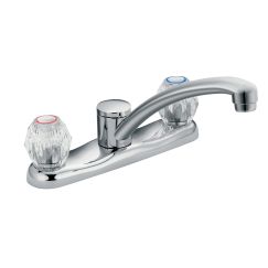 Moen 67900 Low-Arc Kitchen Faucet from the Chateau Collection in Chrome