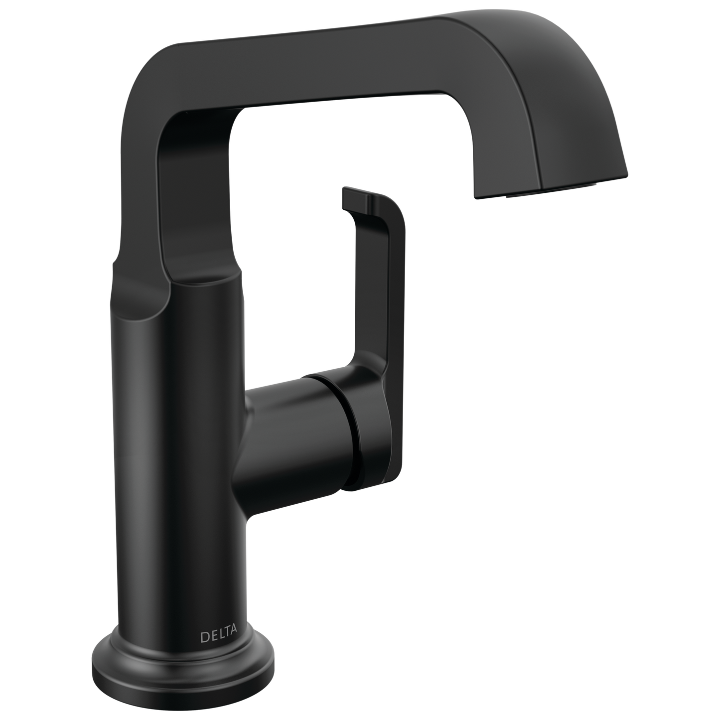 Delta Tetra: Single Handle Mid-Height Vessel Bathroom