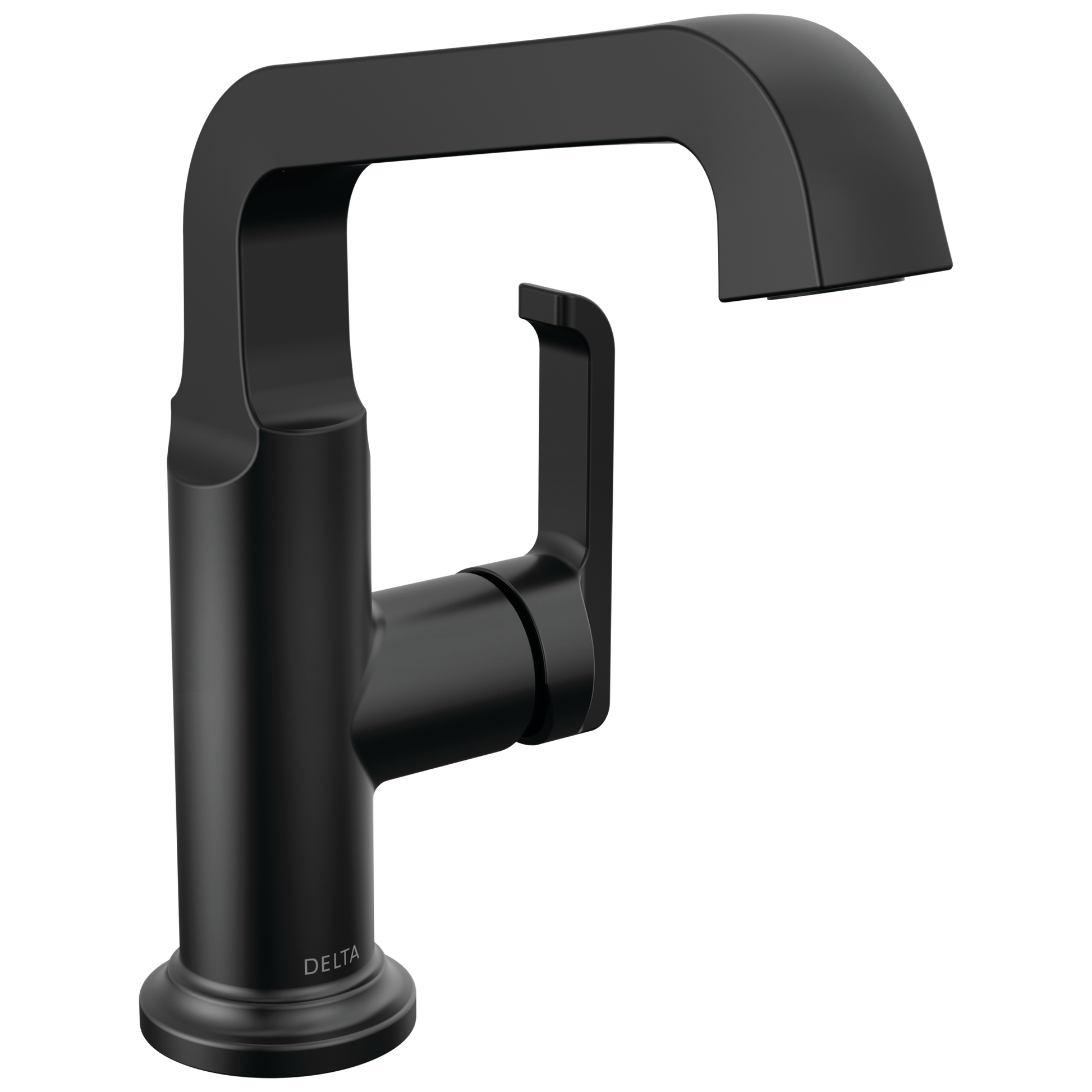 Delta Tetra: Single Handle Mid-Height Vessel Bathroom