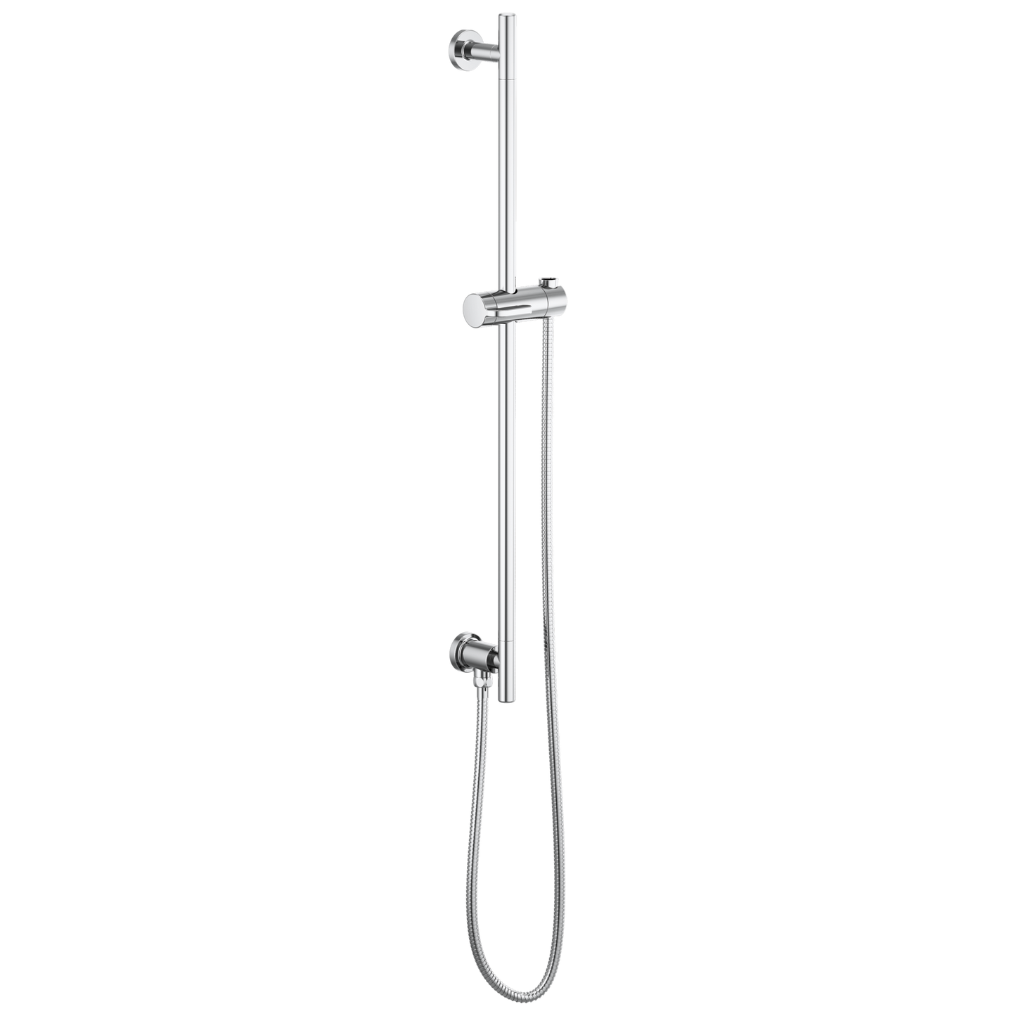 Brizo Universal Showering: Linear Round Slide Bar With Hose
