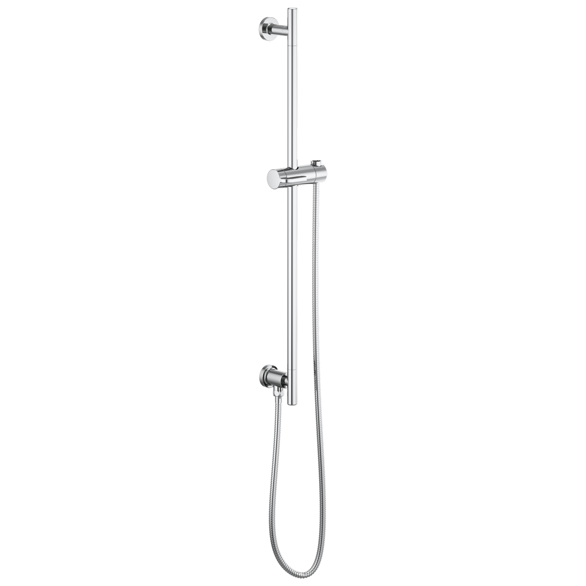 Brizo Universal Showering: Linear Round Slide Bar With Hose