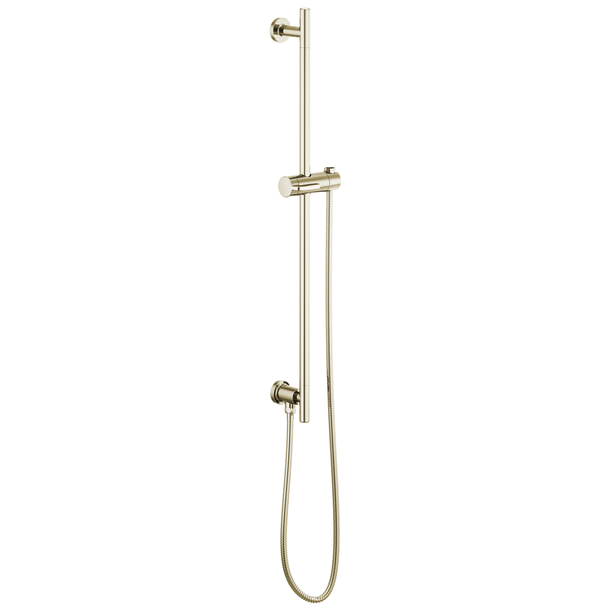 Brizo Universal Showering: Linear Round Slide Bar With Hose
