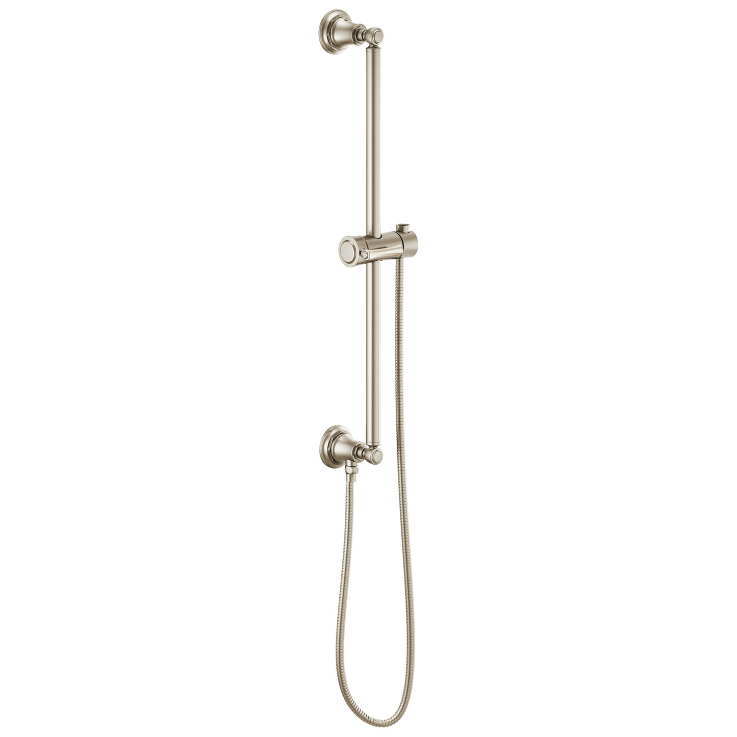 Brizo Universal Showering: Classic Round Slide Bar With Hose