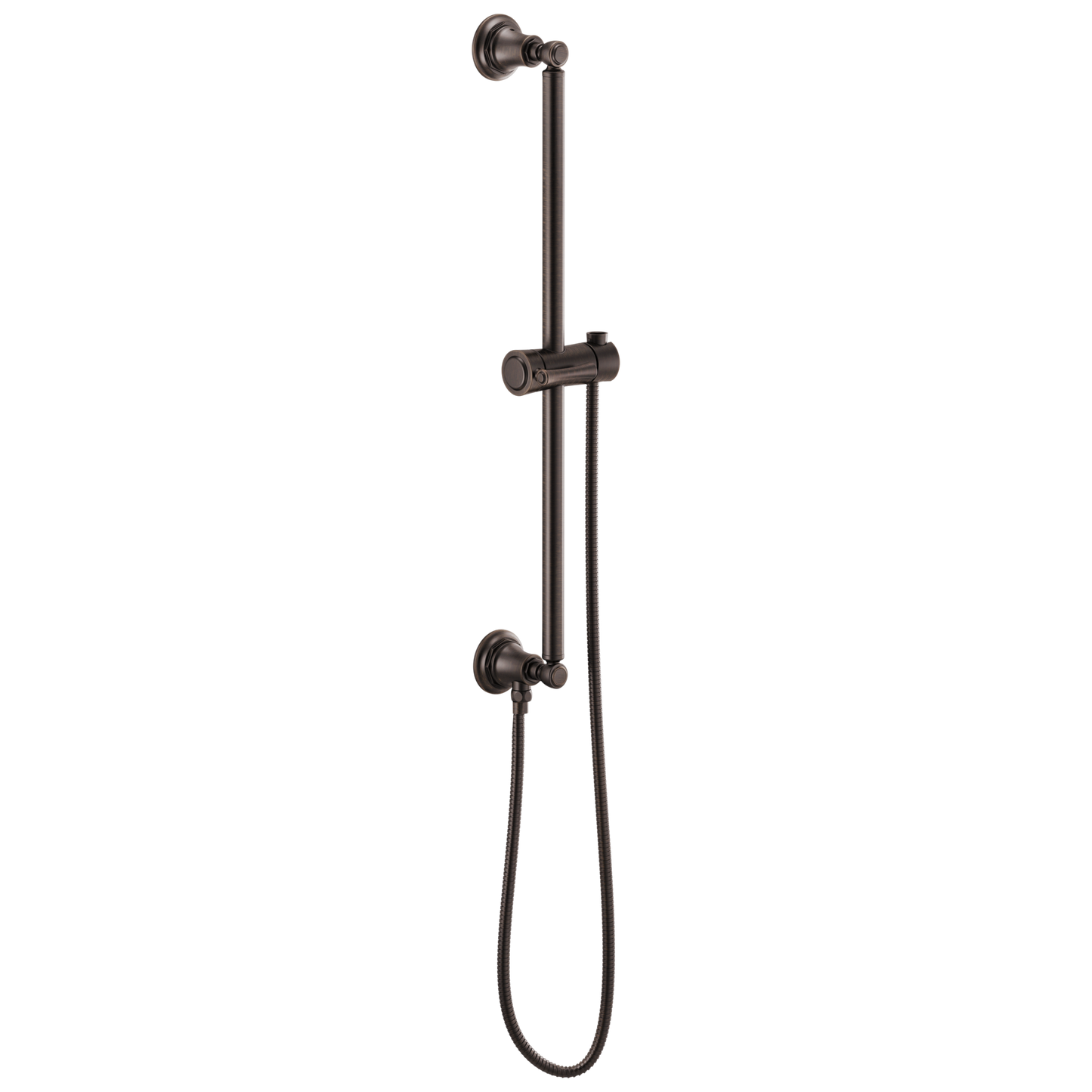 Brizo Universal Showering: Classic Round Slide Bar With Hose