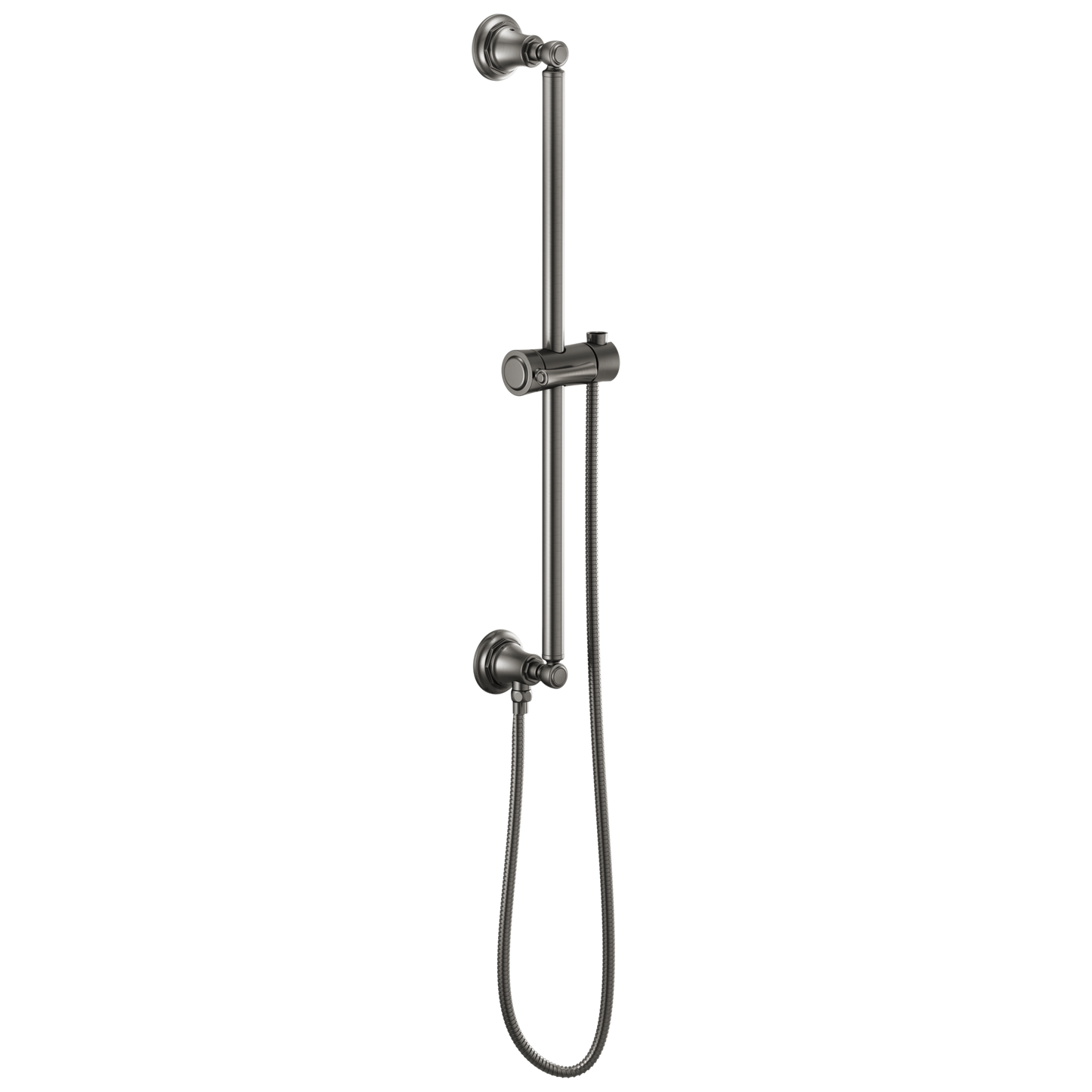 Brizo Universal Showering: Classic Round Slide Bar With Hose