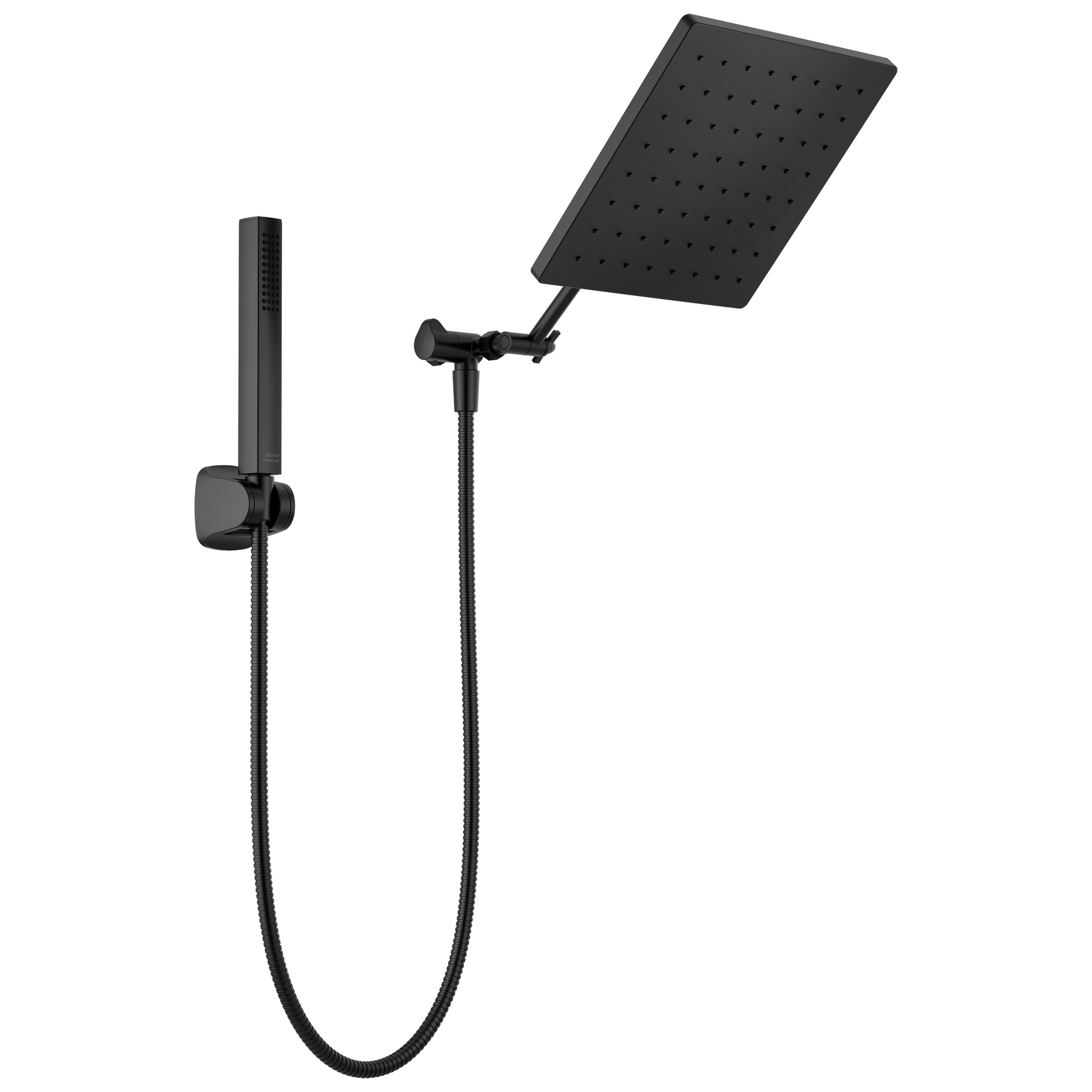 Delta Universal Showering Components: 10 inch Raincan Shower Head & Hand Held Combo with Adjustable Extension Arm