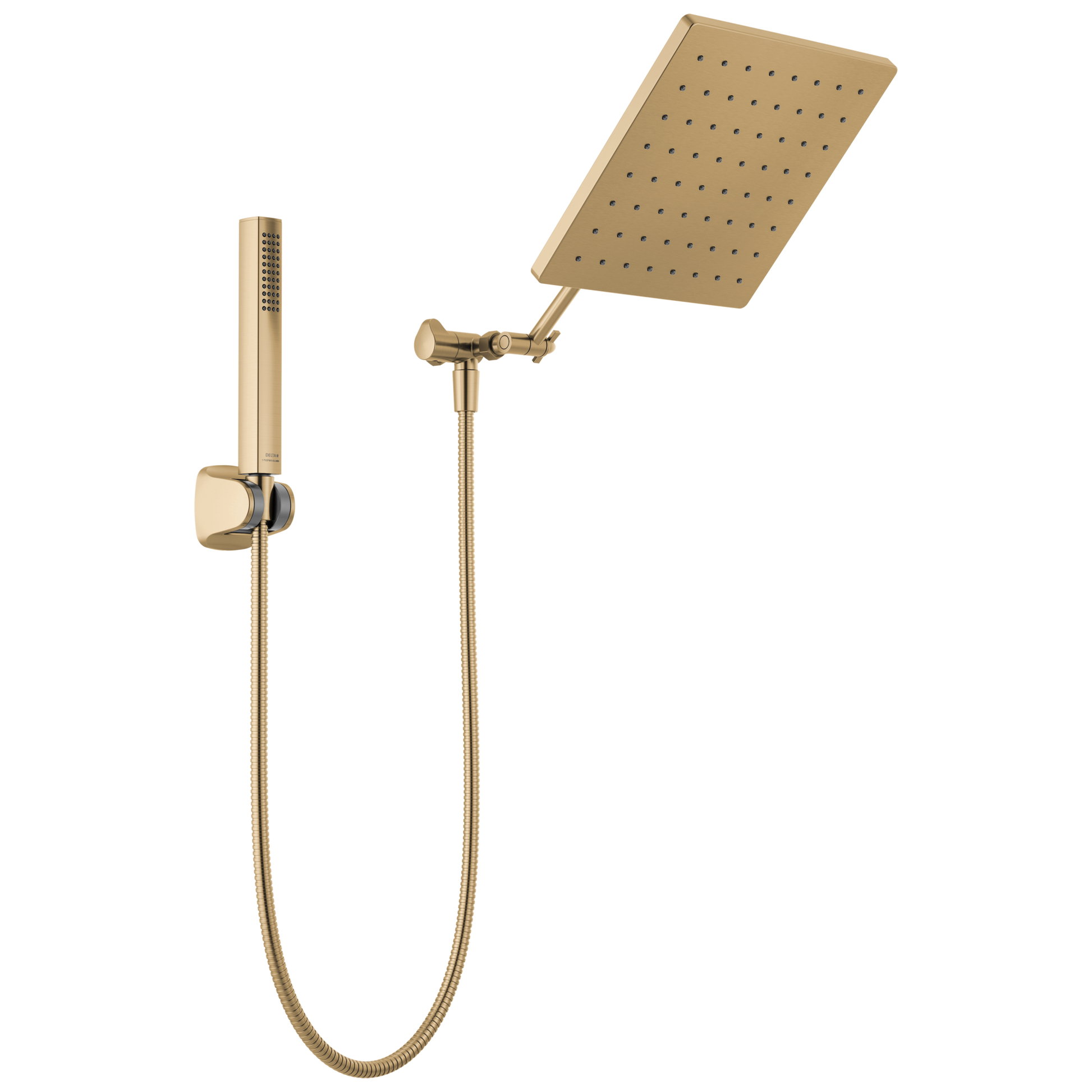 Delta Universal Showering Components: 10 inch Raincan Shower Head & Hand Held Combo with Adjustable Extension Arm