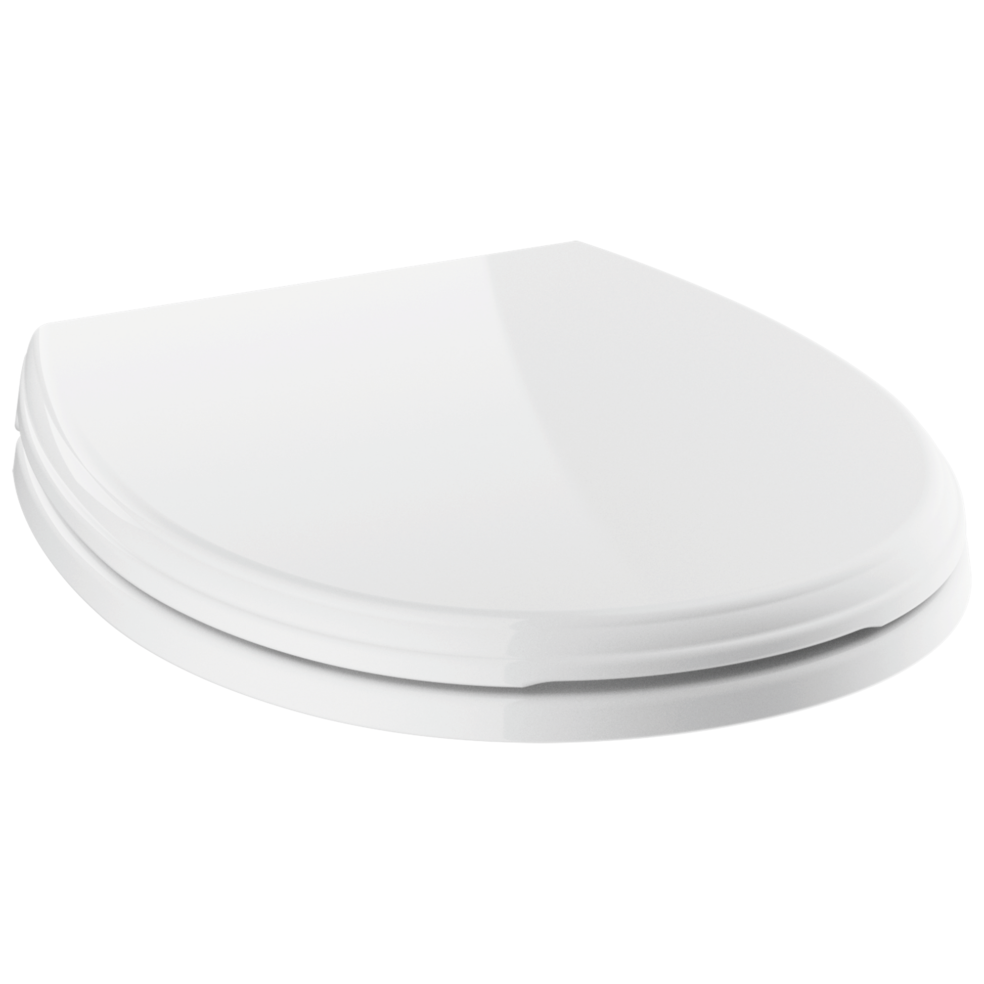 Delta 801901-WH Wycliffe Round Front Slow - Close Toilet Seat