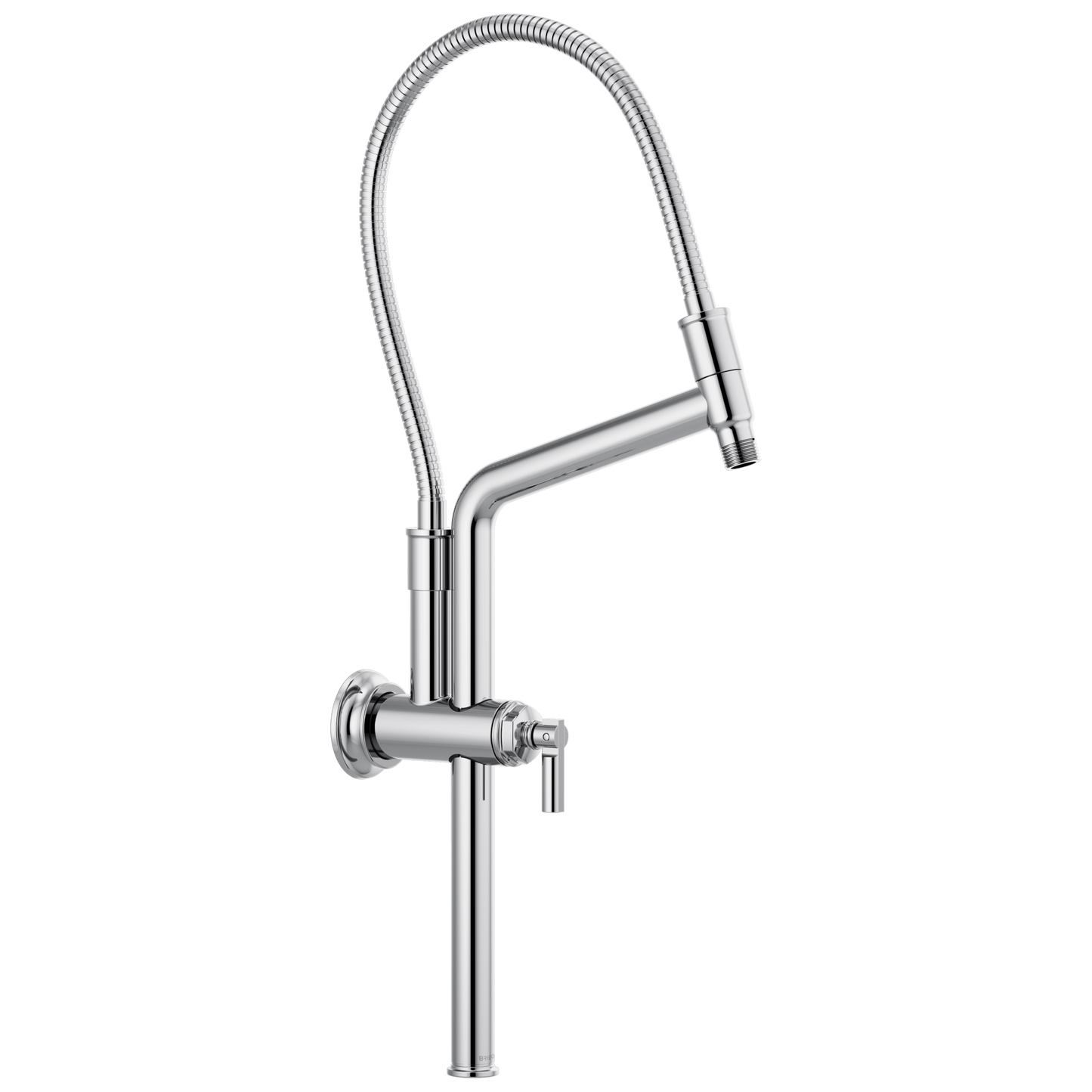 Brizo Universal Showering: 10 7/16" Classic Slide Bar Shower Arm And Flange