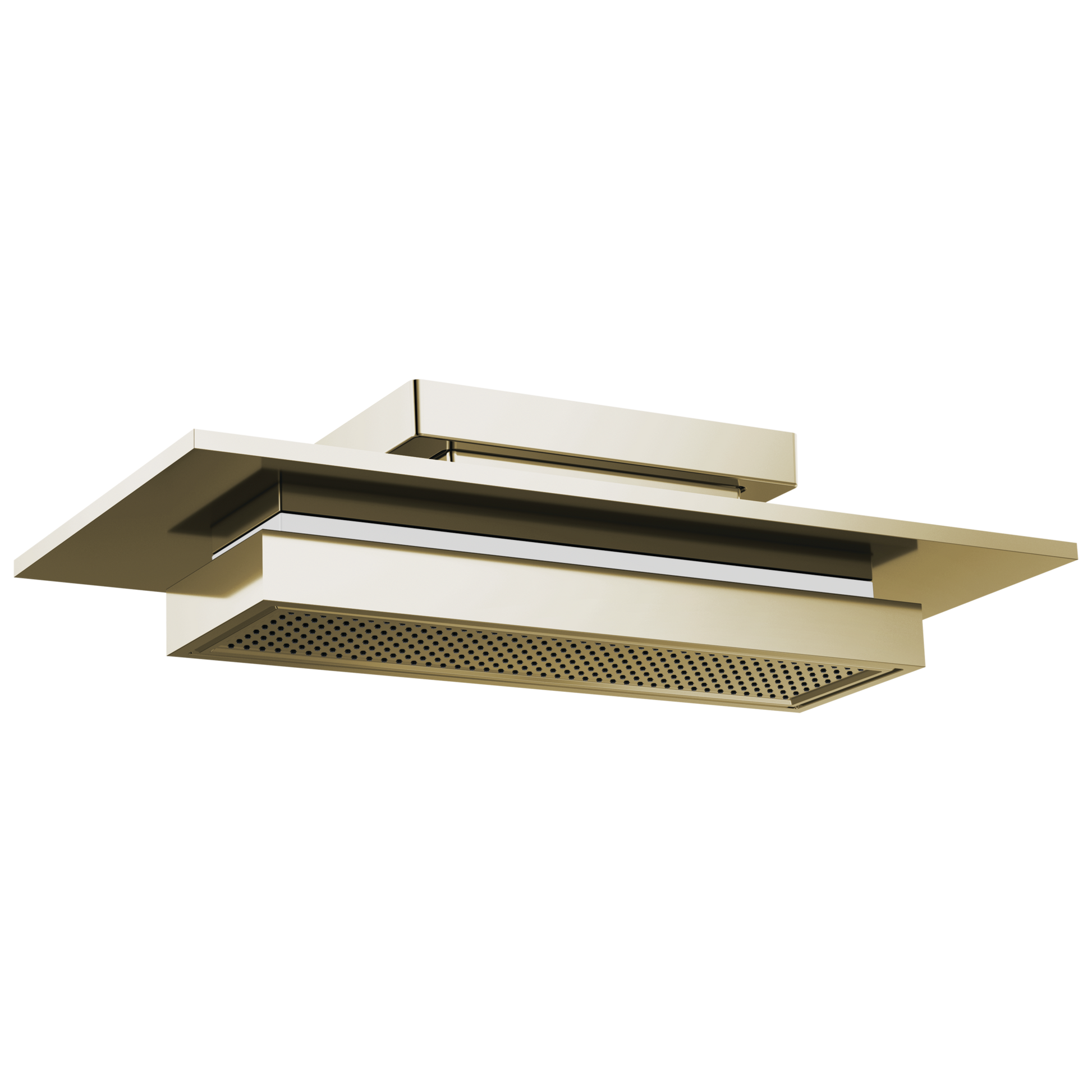 Brizo Frank Lloyd Wright: 21” Single-Function Raincan Shower Head with Integrated Lighting - 1.75 GPM