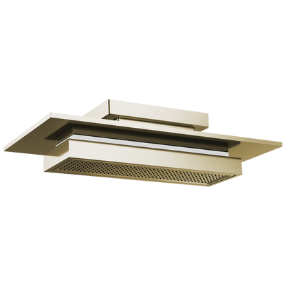 Brizo Frank Lloyd Wright: 21” Single-Function Raincan Shower Head with Integrated Lighting - 1.75 GPM
